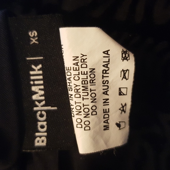 Black Milk Burned Velvet skater skirt - Picture 3 of 6